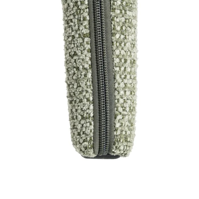 615372 Silla de diseño moderno con tapizado total en tela verde