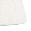 615401 Silla de diseño moderno tapizado total color crema con gran pata central