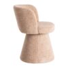 615403 Silla de diseño moderno tapizado total color rosa con gran pata central