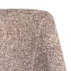 615408 Silla de diseño moderno metal negro y tapizado jaspeado taupe