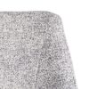 615411 Silla de diseño moderno metal negro y tapizado jaspeado gris