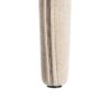 615468 Silla de diseño moderno con tapizado total en tela color taupe