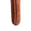 615470 Silla de diseño moderno con tapizado total en tela color teja