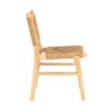 615494 Silla de diseño rústico vintage madera y fibras naturales
