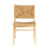615494 Silla de diseño rústico vintage madera y fibras naturales