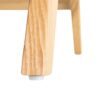 615498 Sillón butaca de diseño rústico vintage madera y fibras naturales