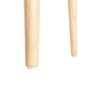 615499 Silla de diseño rústico vintage madera de fresno y fibras naturales
