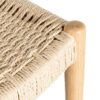 615499 Silla de diseño rústico vintage madera de fresno y fibras naturales
