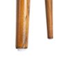 615501 Silla de diseño rústico vintage madera marrón y fibras naturales