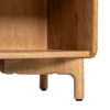 615868 Mesita de noche diseño rústico 45 madera de mango natural