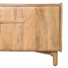 615869 Mueble de televisión de diseño rústico 160 madera de mango acabado natural