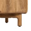 615869 Mueble de televisión de diseño rústico 160 madera de mango acabado natural