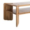 615873 Mesa de centro de diseño moderno 121 madera de mango natural