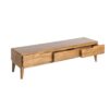 615874 Mueble de televisión de diseño nórdico 160 madera de mango natural