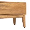 615874 Mueble de televisión de diseño nórdico 160 madera de mango natural