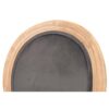 800116 Silla de diseño clásico madera con terciopelo gris respaldo medallón