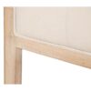 800119 Cabecero de diseño clásico 160 madera y tapizado capitoné lino beige