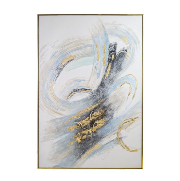 6561006 Cuadro óleo de diseño abstracto BERNA TORMENTA 150 pintado a mano