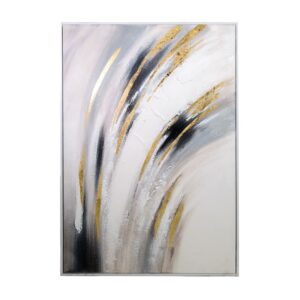 Cuadro enmarcado de diseño abstracto grande