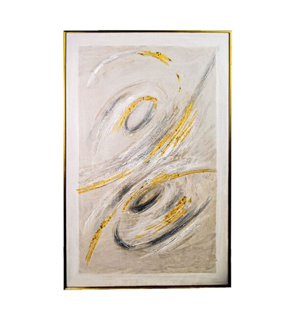 6568007 Lienzo de diseño abstracto BERNA 120 pintado a mano