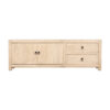 GM940 Mueble de televisión de diseño oriental 180 madera de álamo acabado natural