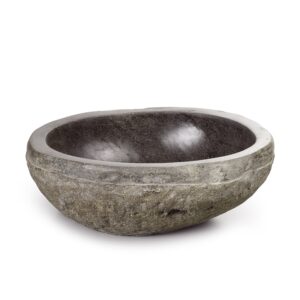 Lavabo diseño piedra río natural