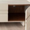 34AC25585CB Mueble de televisión de diseño moderno EO 200 porcelánico y beige brillo - Imagen 2
