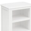 597203 Mesita de noche diseño vintage colonial HARVARD 50 madera de caoba blanco