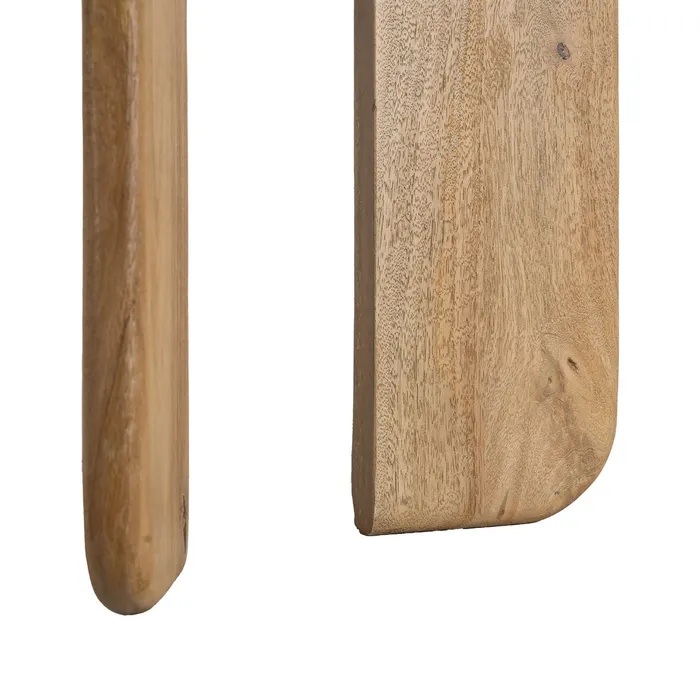 615814 Mesa auxiliar redonda de diseño Art Decó 46 madera de mango y mármol verde