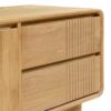 6396001 Mueble de televisión diseño rústico nórdico EYRE madera de teka natural