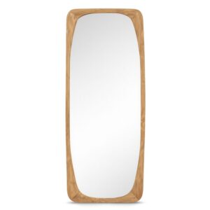 6396008 Espejo de gran tamaño diseño rústico nórdico EYRE 190 madera de teka natural