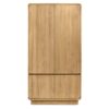 6396014 Armario de diseño rústico nórdico EYRE 90 madera de teka natural