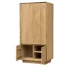 6396014 Armario de diseño rústico nórdico EYRE 90 madera de teka natural