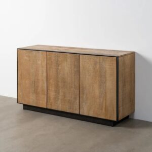 615821 Aparador de diseño rústico industrial 150 madera de mango con hierro