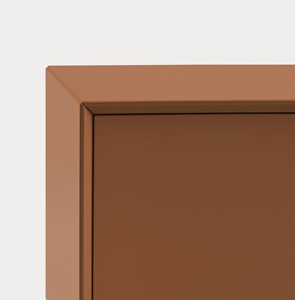 18563_TE Mueble auxiliar de diseño moderno PLATT 166 color arcilla - Imagen 4