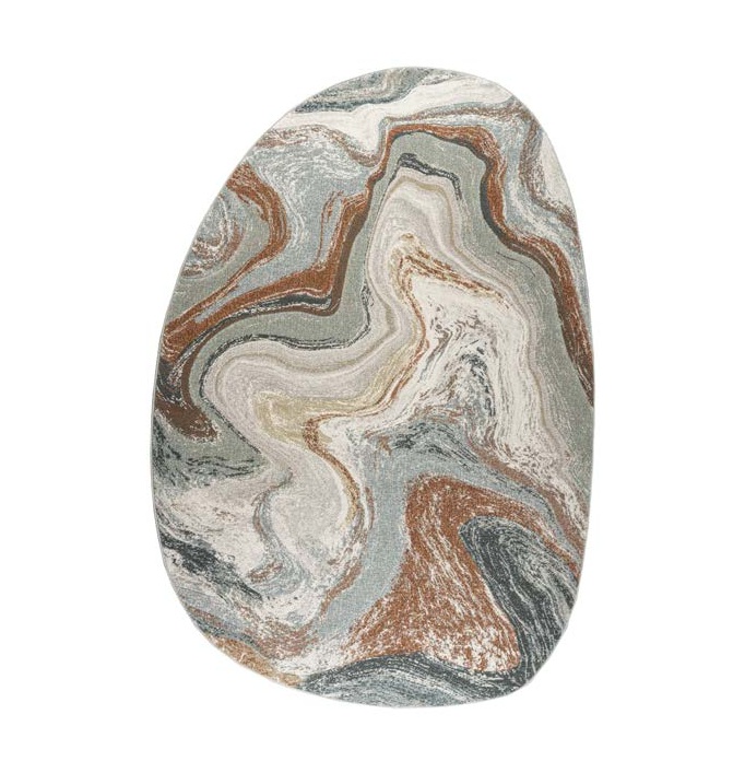 Alfombra de diseño moderno irregular KIRA 63436/6250